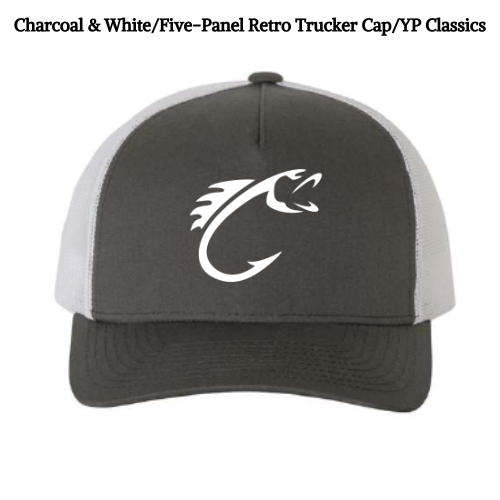 Limitless Fishing Brands-Charcoal/White Trucker Hat