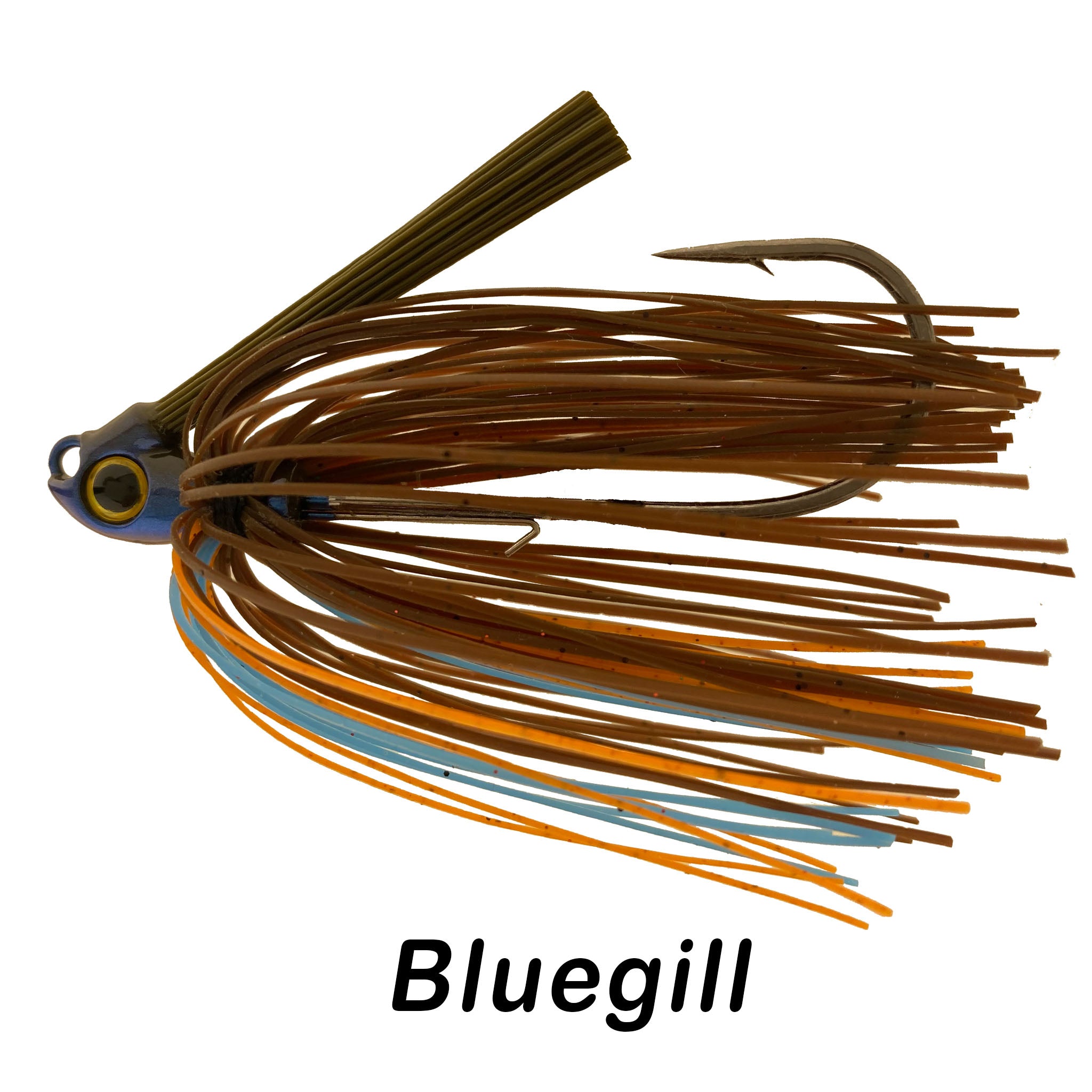 blue shorts colored fishing lures David Dudley's Short Striker Swimjig 1/2 oz / Bluegill