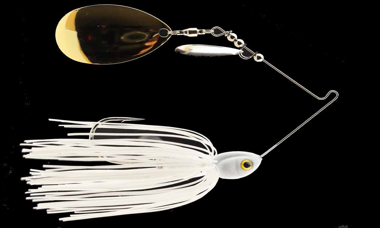 double trouble fishing lure Treeshaker Double Trouble Spinnerbaits 1/2 oz / Herring 111 / Double Trouble Crush